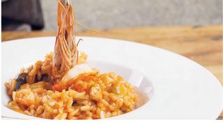 Risotto sa gamborima i tikvicama 350gr