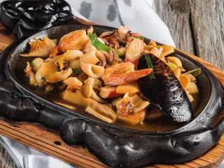 Морепродукты печеные