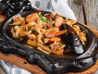 Морепродукты печеные