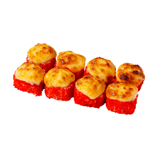Zapiekany roll z krewetką