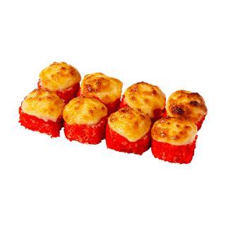 Zapiekany roll z krewetką