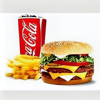 special family HUMBURGURS l with free chicken nugget