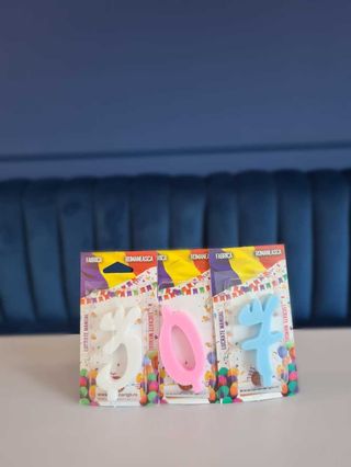 Lumanari tort in forma de cifra