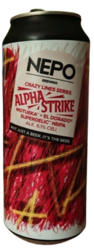 Crazy Lines Series: Alpha Strike Nepo Lata 50 cl.