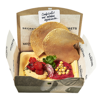 Mix de Hummus con Pappadum