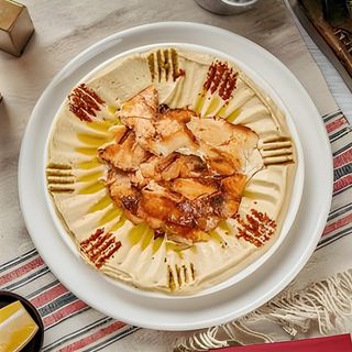 Plat Hummus Kebab Poulet
