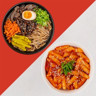 Zestaw Tteokbokki + K-Ramen