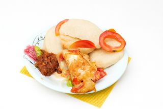 Igname Bouillie & Omelette