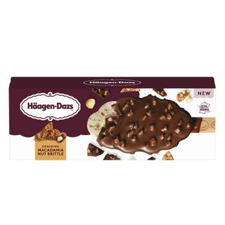 Helado de palo Häagen Dazs Vainilla y Nuez de Macadamia