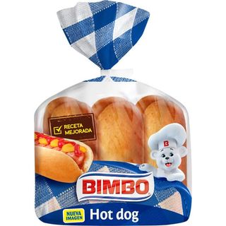 Bimbo Hot Dog Bread X4