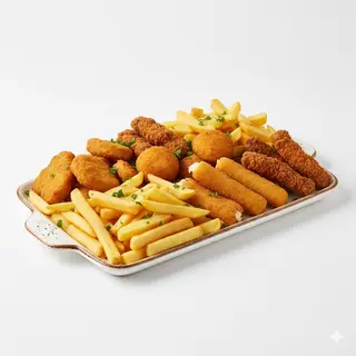 Mix con papas fritas (30 uds.)
