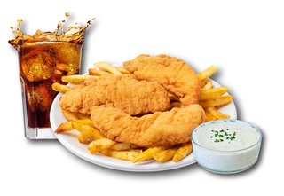 Meniu Fish and Chips XL 700g #allfresh