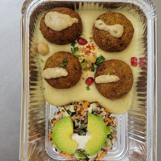 Falafel Dish & Salad