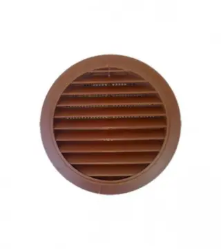 (043294) Rozetna za ventilaciju 120-125mm PVC smeđa 3946-006