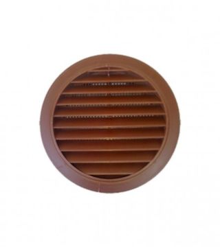 (043294) Rozetna za ventilaciju 120-125mm PVC smeđa 3946-006