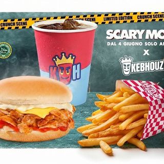 Scary Cheeseburger Menu