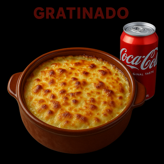 Menú patatas gratinadas