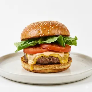Hamburguesa Con Queso