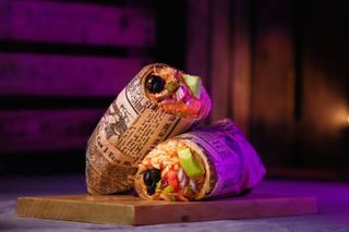 Burrito Ahogado de Pollo al pastor