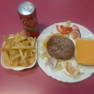 Menu Beef Scandal Cheeseburger