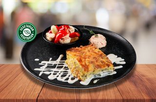 Родопски пататник с царска туршия и катък с печени чушки