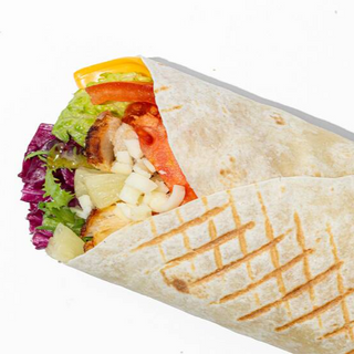 Шаурма з куркою та ананасом