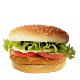 Humbuger de pollo , patata