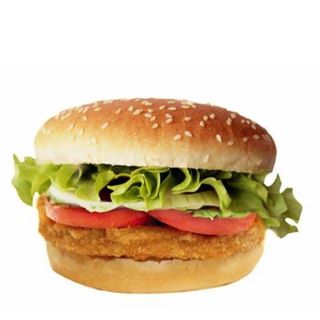 Humbuger de pollo , patata