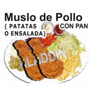 Plato De Muslo De Pollo ( 2 Uds )