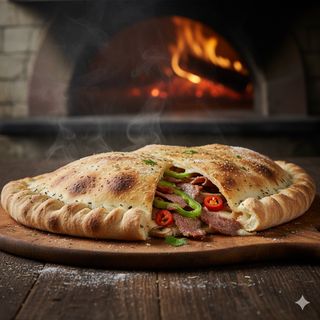 Pizza Calzone Kebab (Cerrada) (Normal)