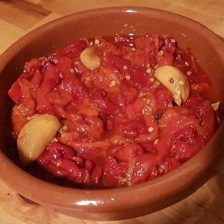 Ración De Asadillo De Pimientos