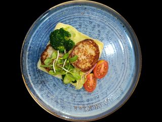 Курячі котлетки з картопляним пюре