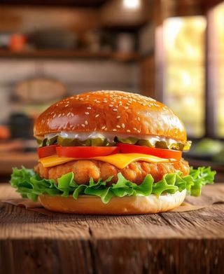Hamburguesa De Pollo