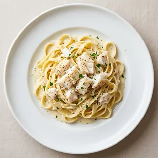 Fish Alfredo