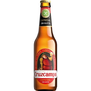 Cerveza Cruzcampo sin gluten (33 cl.)