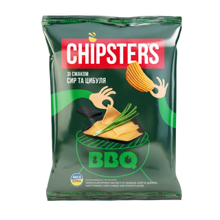 Чіпси Чіпстерс Сир Та Цибуля (120г)
