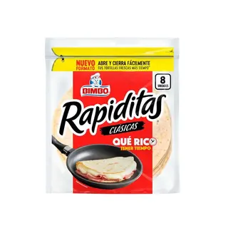 Tortillas Rapiditas Clasicas BIMBO - 8 unidades