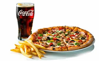 Menú pizza turca (23 cm.)