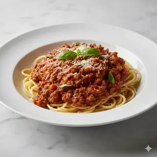Pasta a la boloñesa
