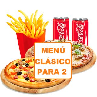 MENÚ CLÁSICO PARA DOS (2 personas)