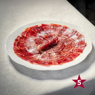 Jamón cortado a mano 5 estrellas (ración)