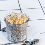 ჩიას პუდინგი ბანანით