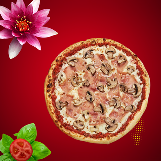 Pizza prosciutto funghi ø 32cm