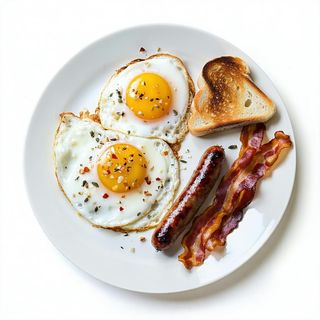 Eggs and bacon