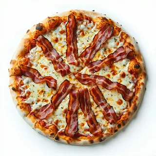 Mini Pizza De Carne Y Bacon