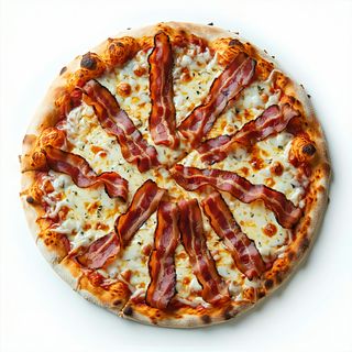 Mini Pizza De Carne Y Bacon