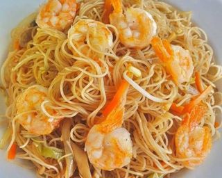 Fio de Arroz Fino com Gambas