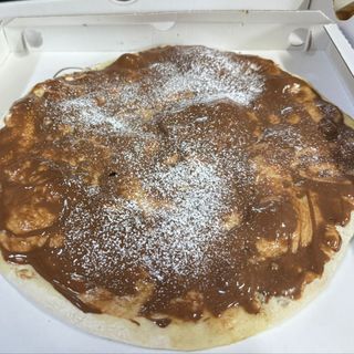 Focaccia con Nutella e zucchero a velo
