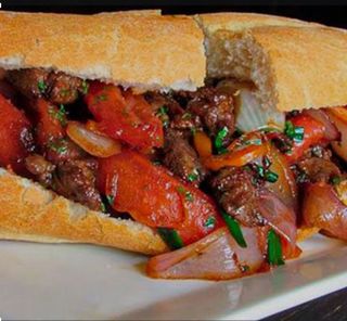 Bocadillo de lomo al jugo