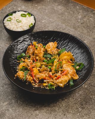 Wok & rice Szechuan